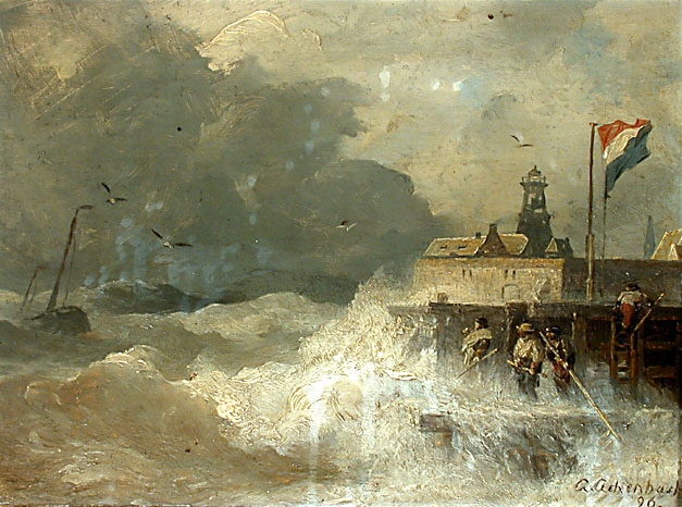 Sturm an der Kuste